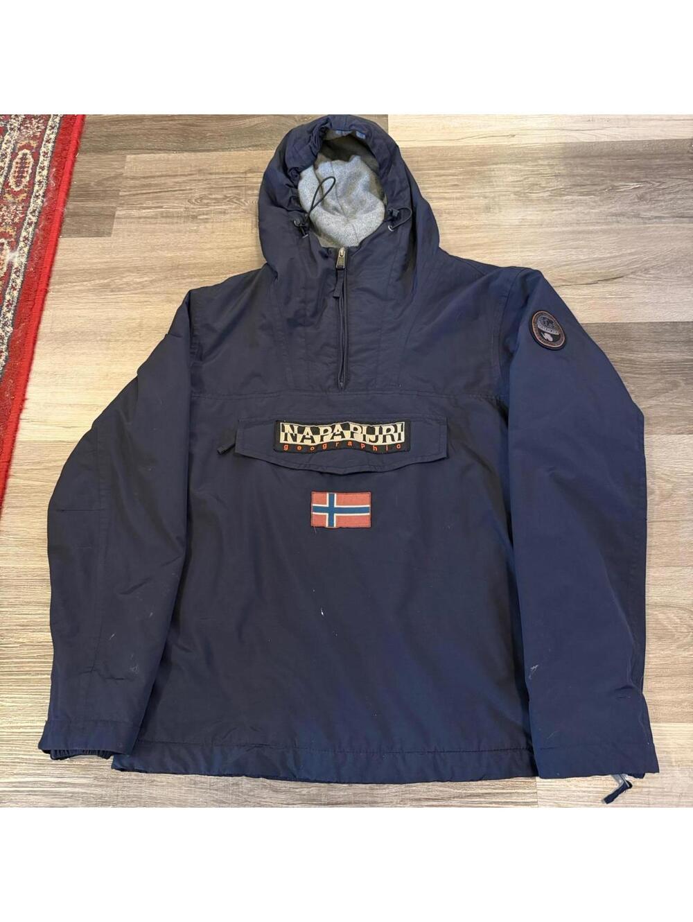vintage napapijri anorak jacket 2018 M regular fit - Picture 2 of 8